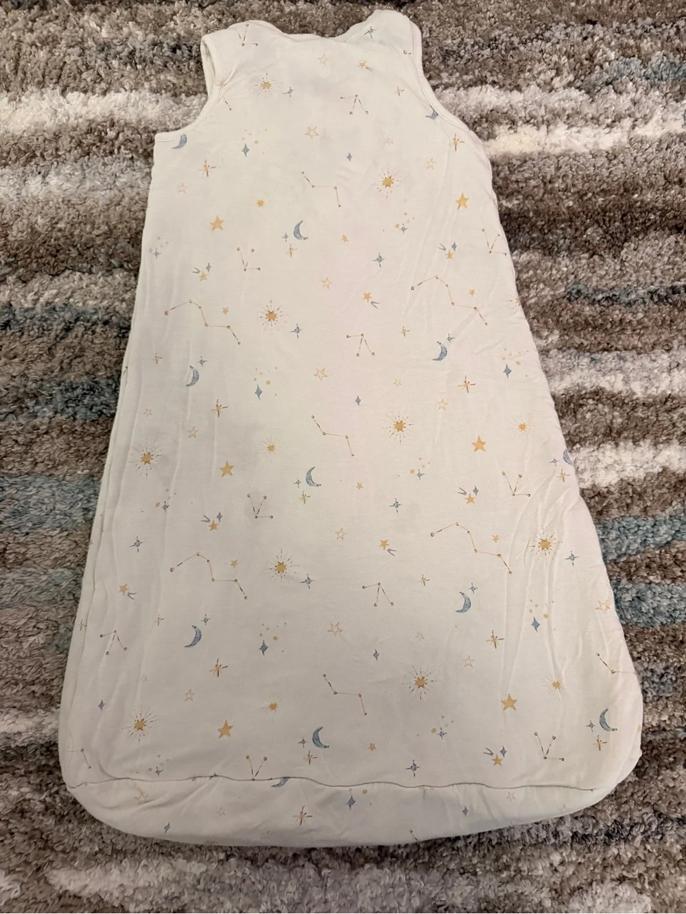 Carters Purely Soft Moon & Star Print sleep sack